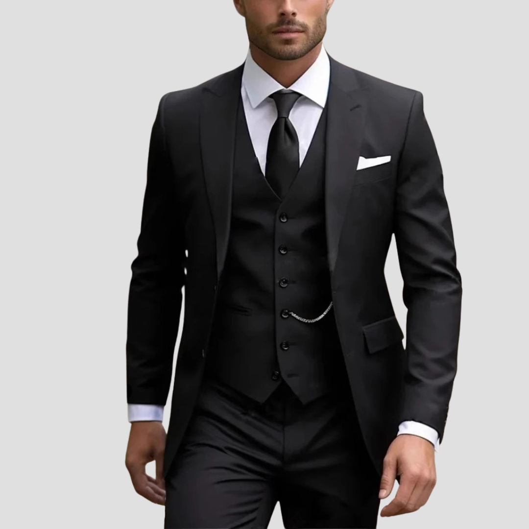 Men’s Slim-Fit Three-Piece Suit