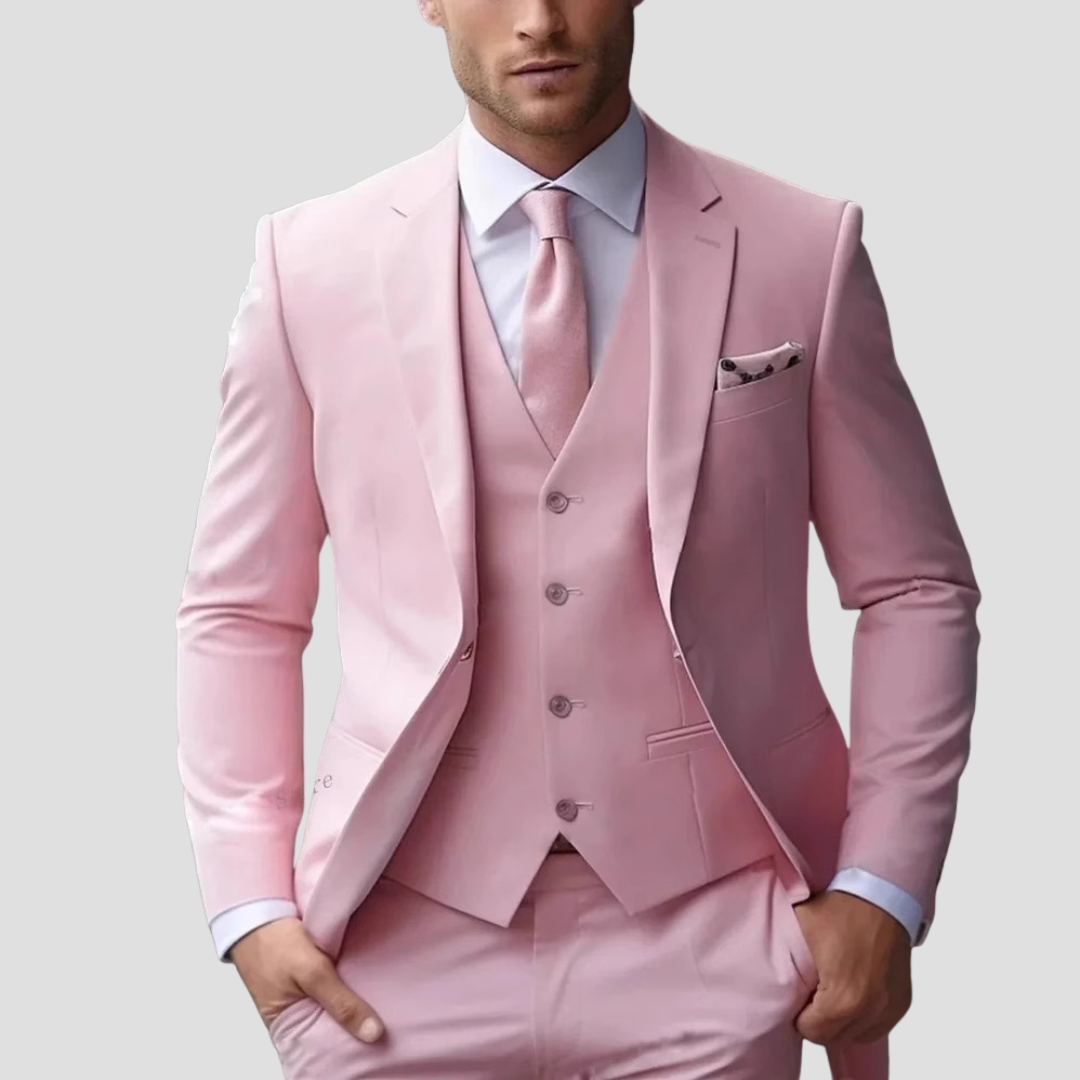 Men’s Slim-Fit Three-Piece Suit
