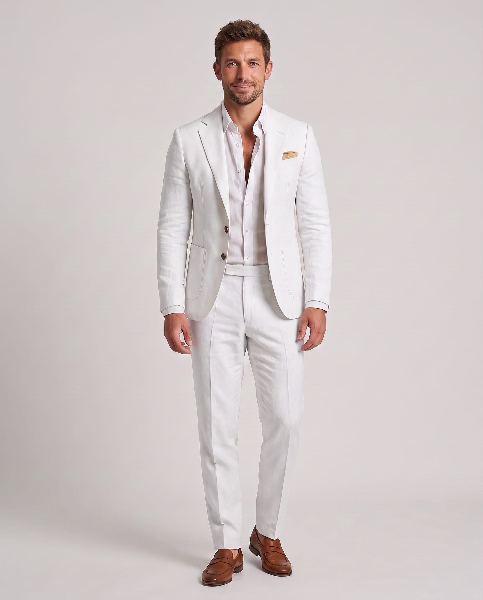 Men’s Linen Suit