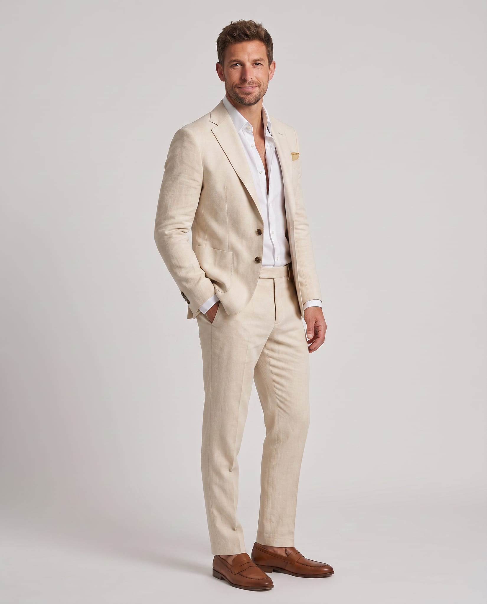 Men’s Linen Suit