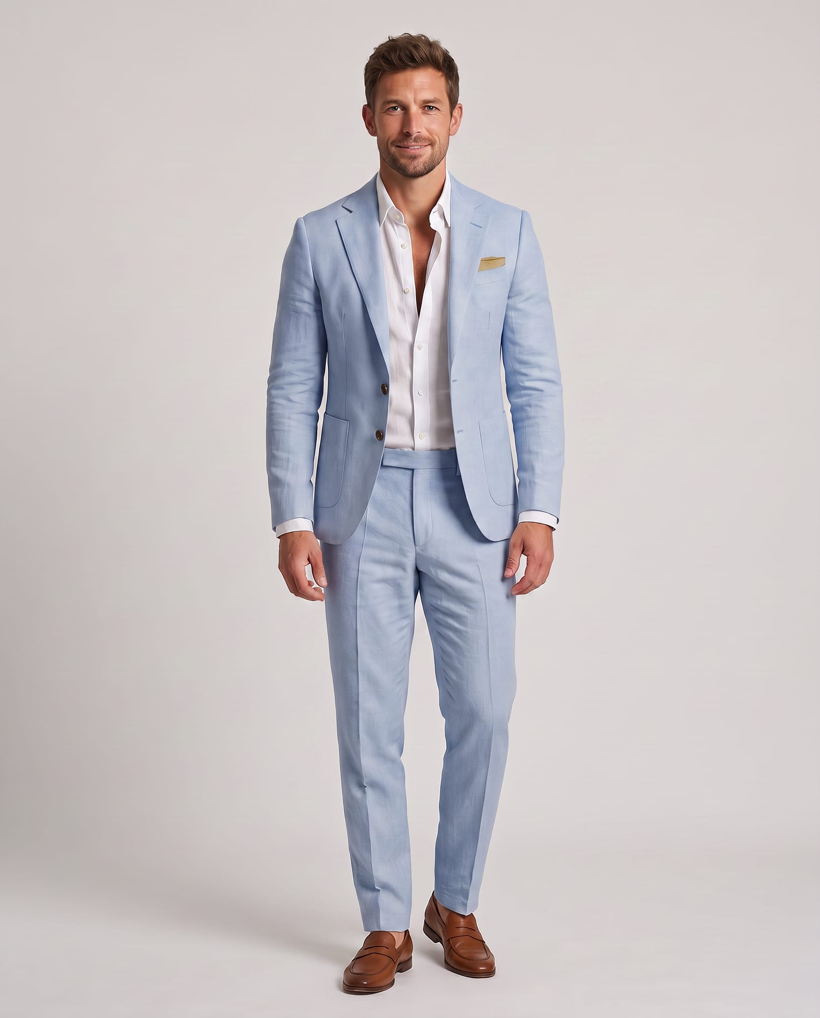 Men’s Linen Suit