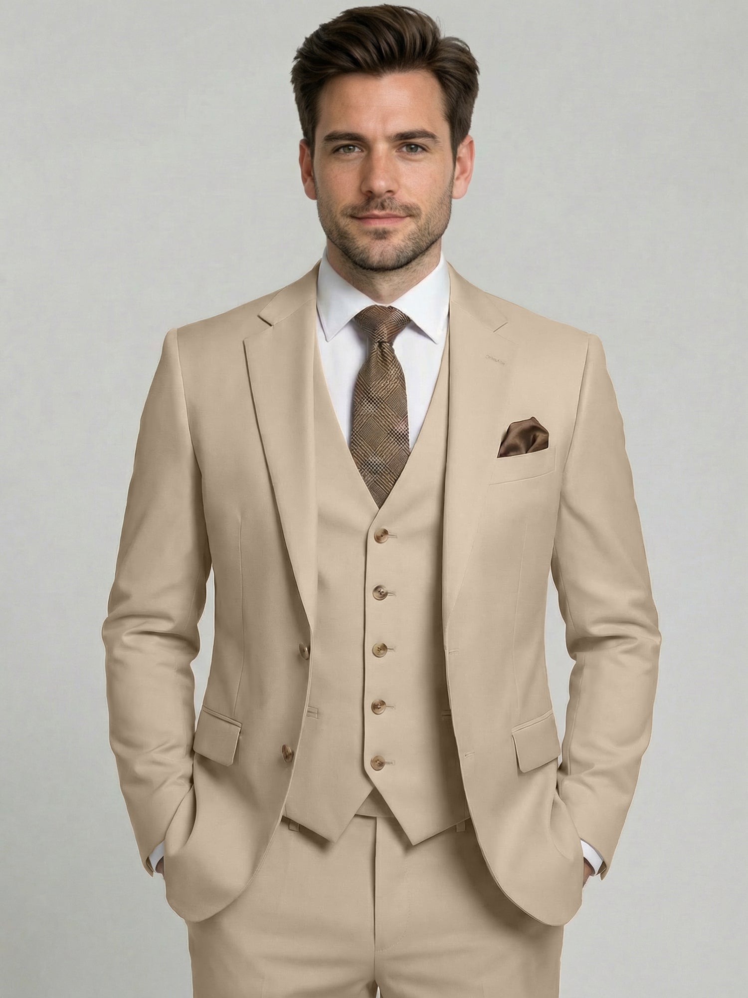 Men’s Tailored Three-Piece Suit