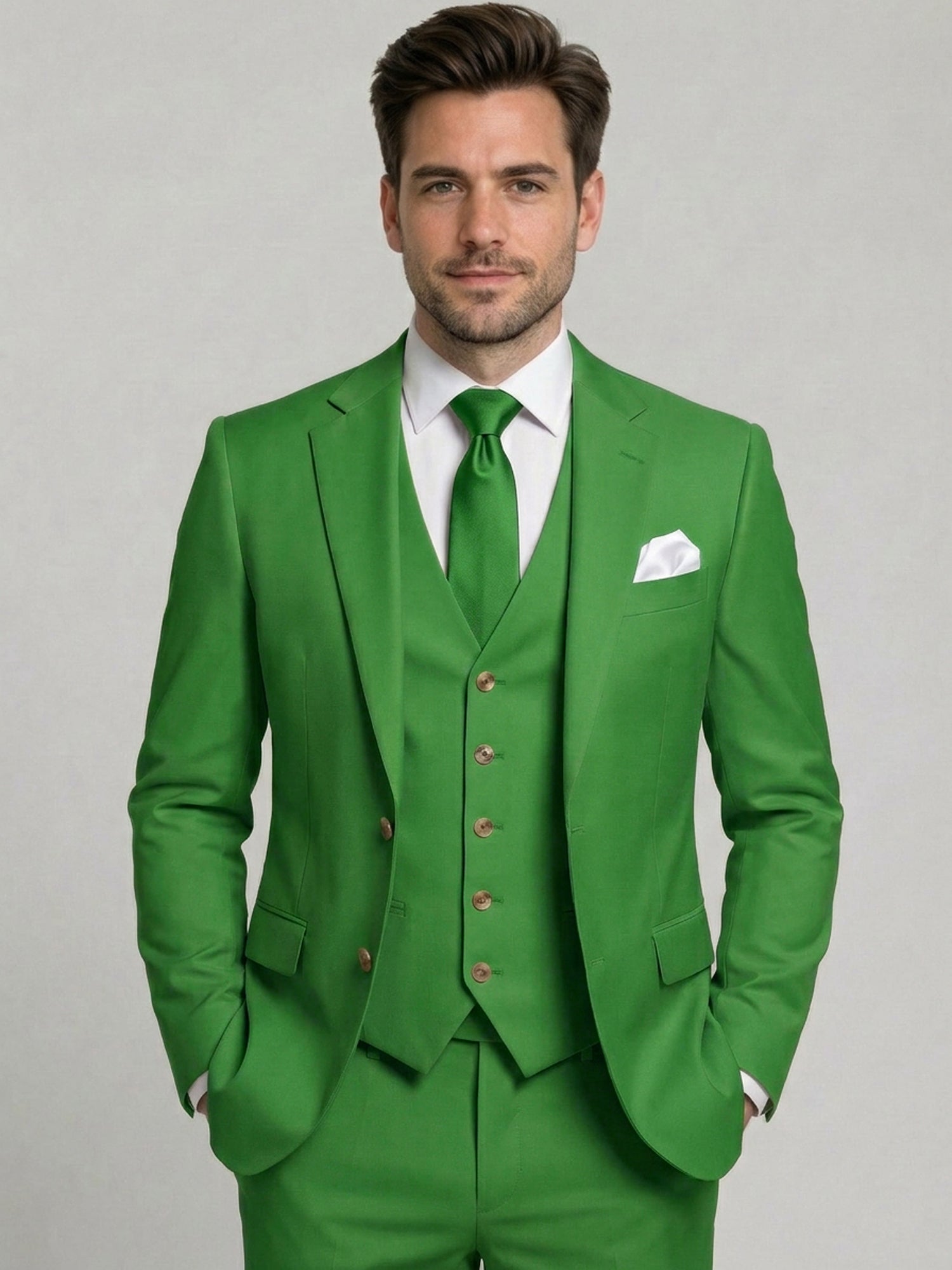 Men’s Tailored Three-Piece Suit