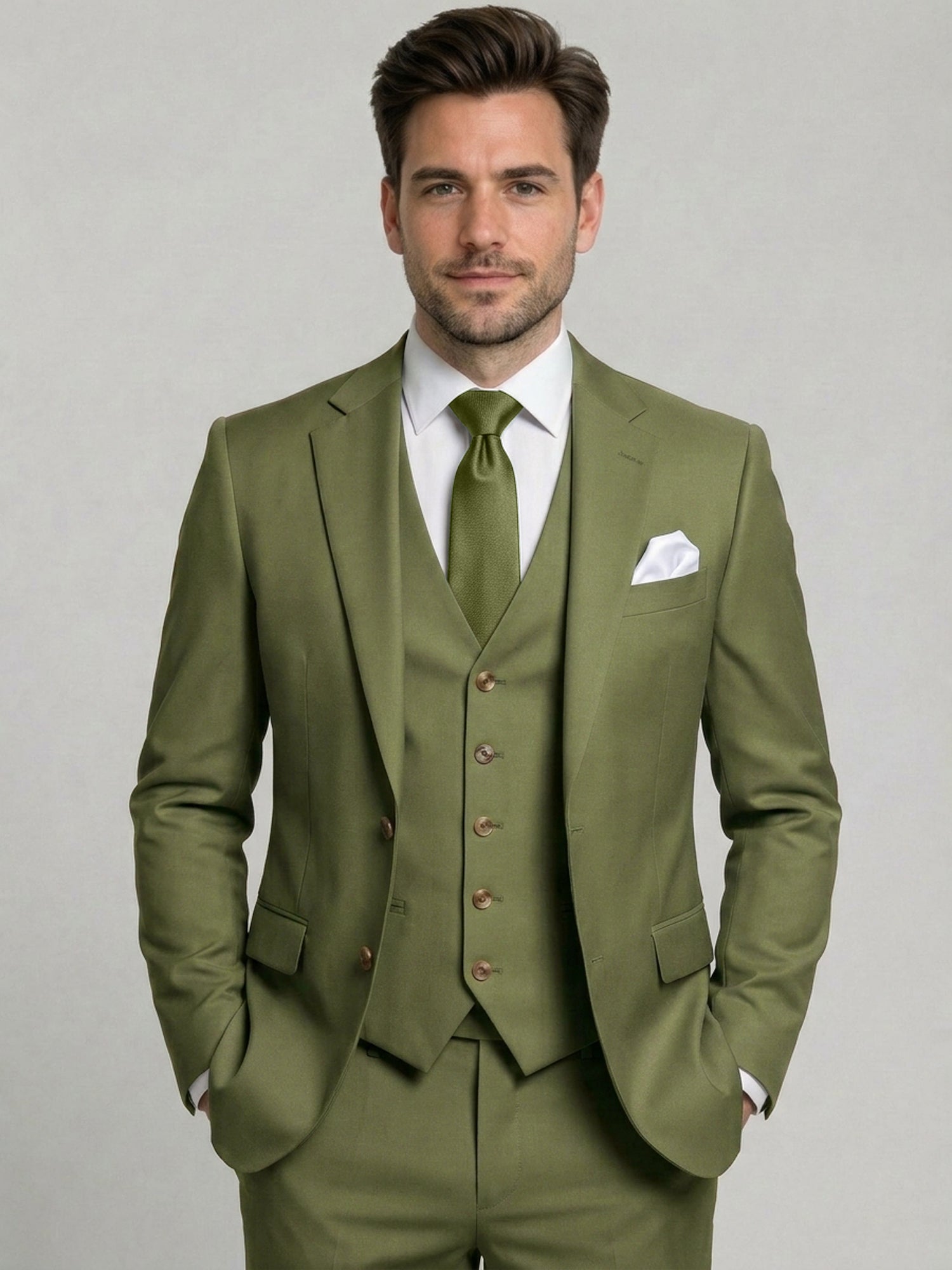 Men’s Tailored Three-Piece Suit