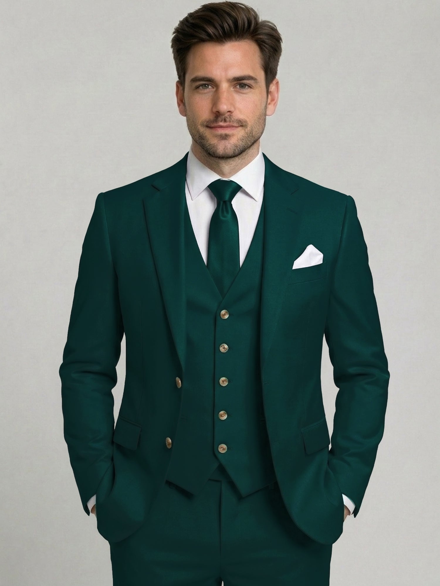 Men’s Tailored Three-Piece Suit