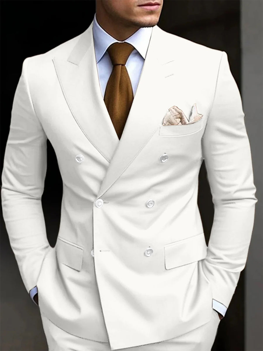 Men’s Two-Piece Double-Breasted Suit