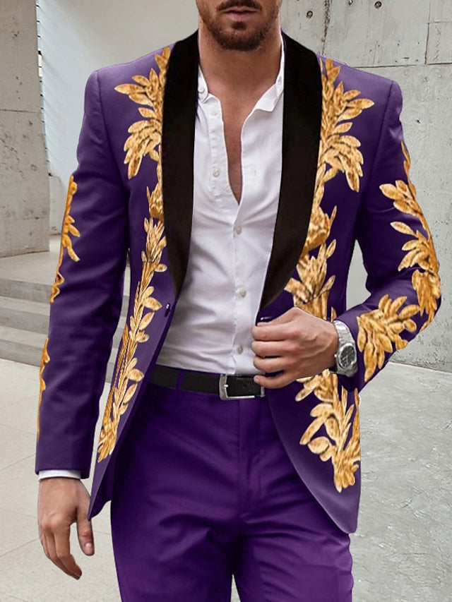Men’s Two-Piece Sequin Suit