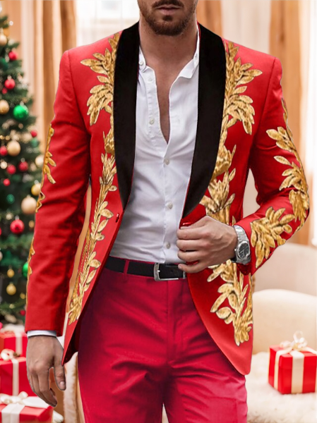 Men’s Two-Piece Sequin Suit