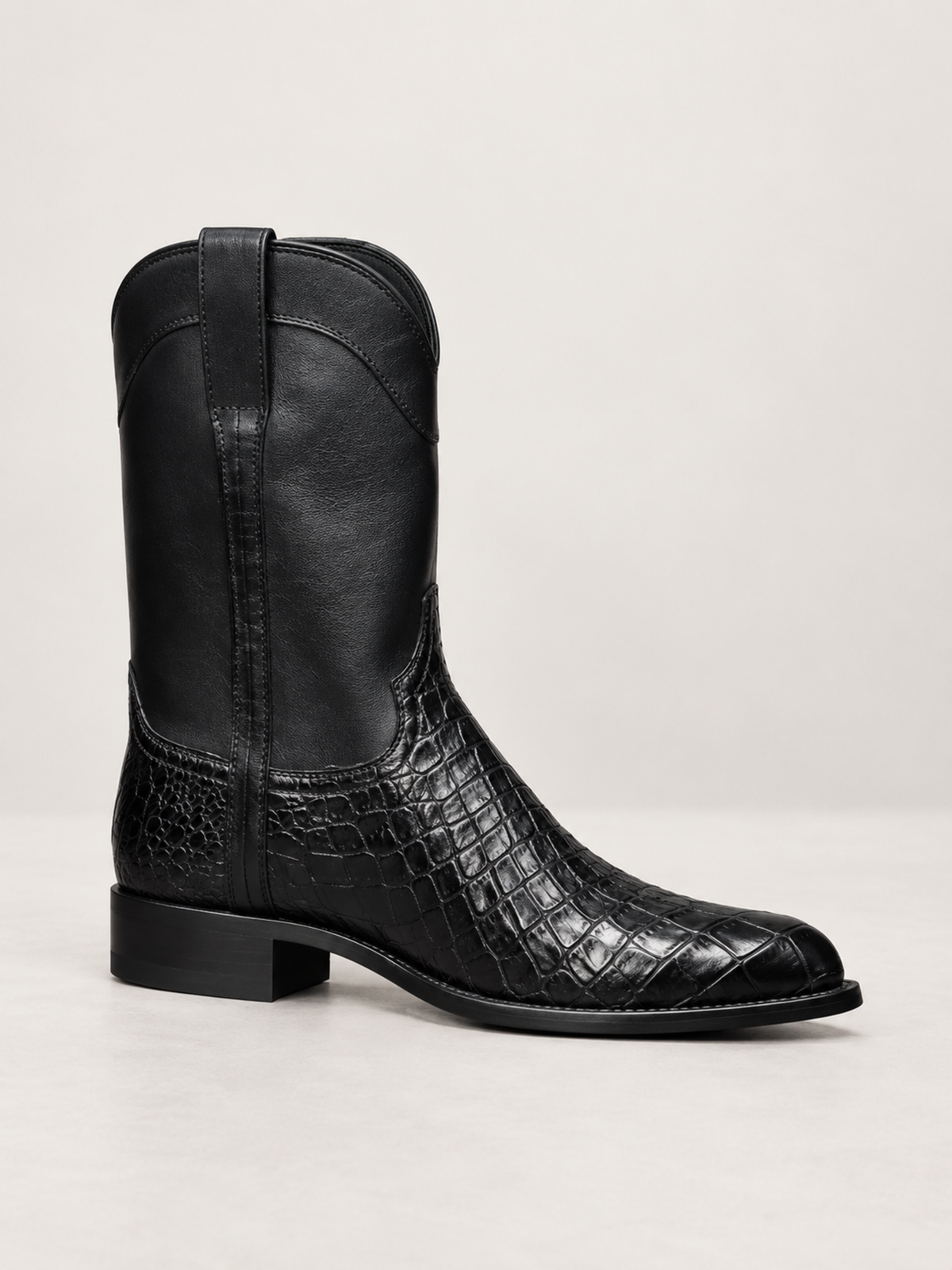 Men's Textured Western Boots