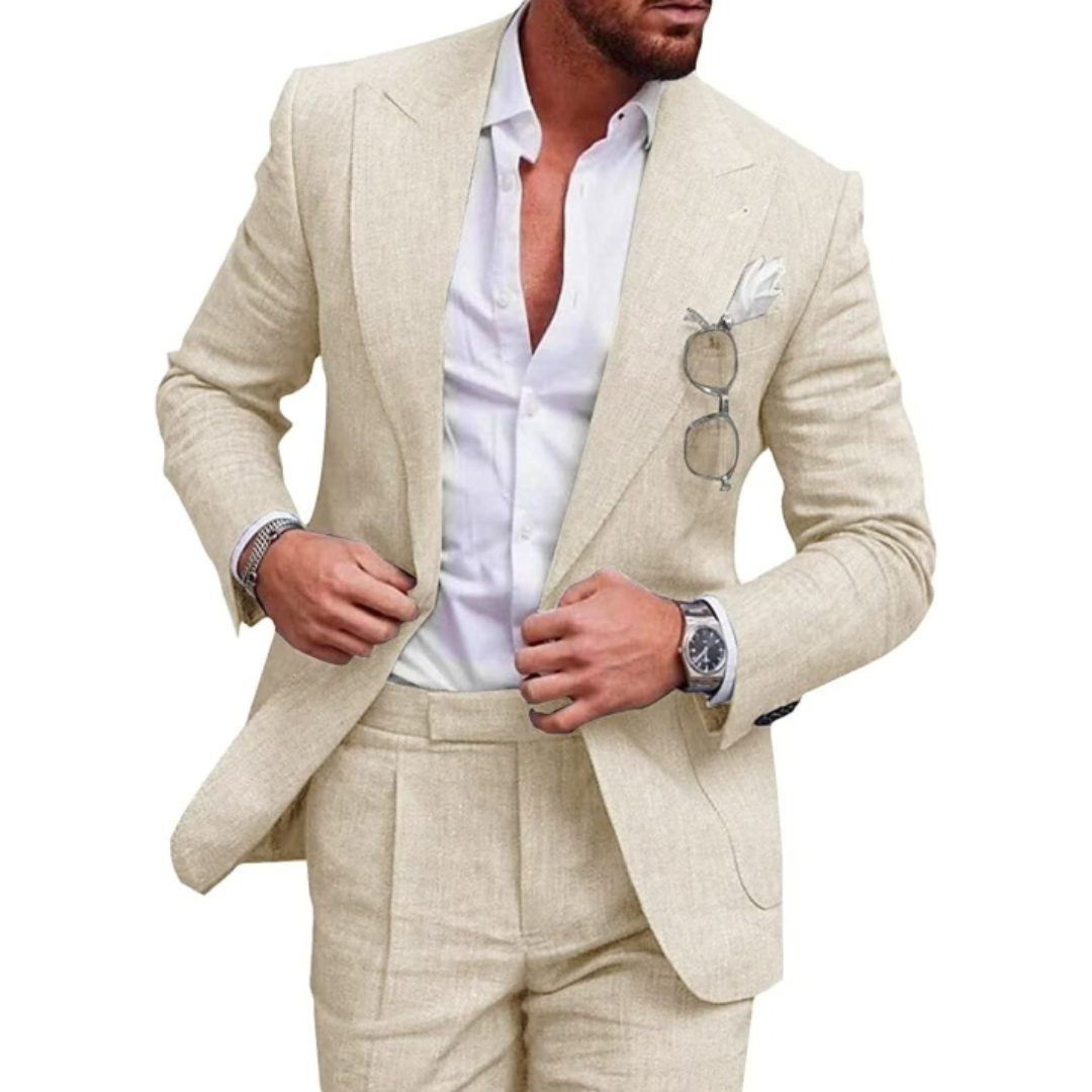 Men’s Three-Piece Wedding Guest Suit