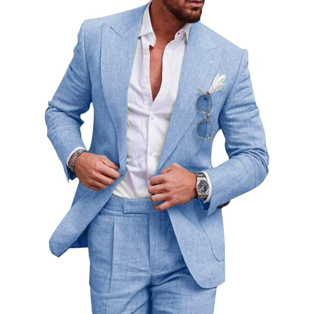 Men’s Three-Piece Wedding Guest Suit