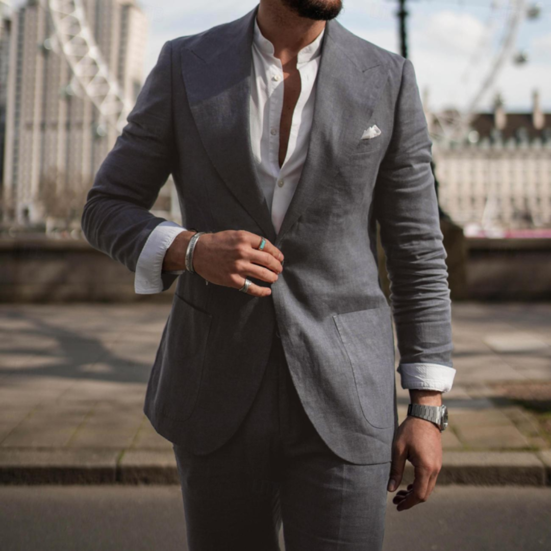 Men’s Three-Piece Wedding Guest Suit