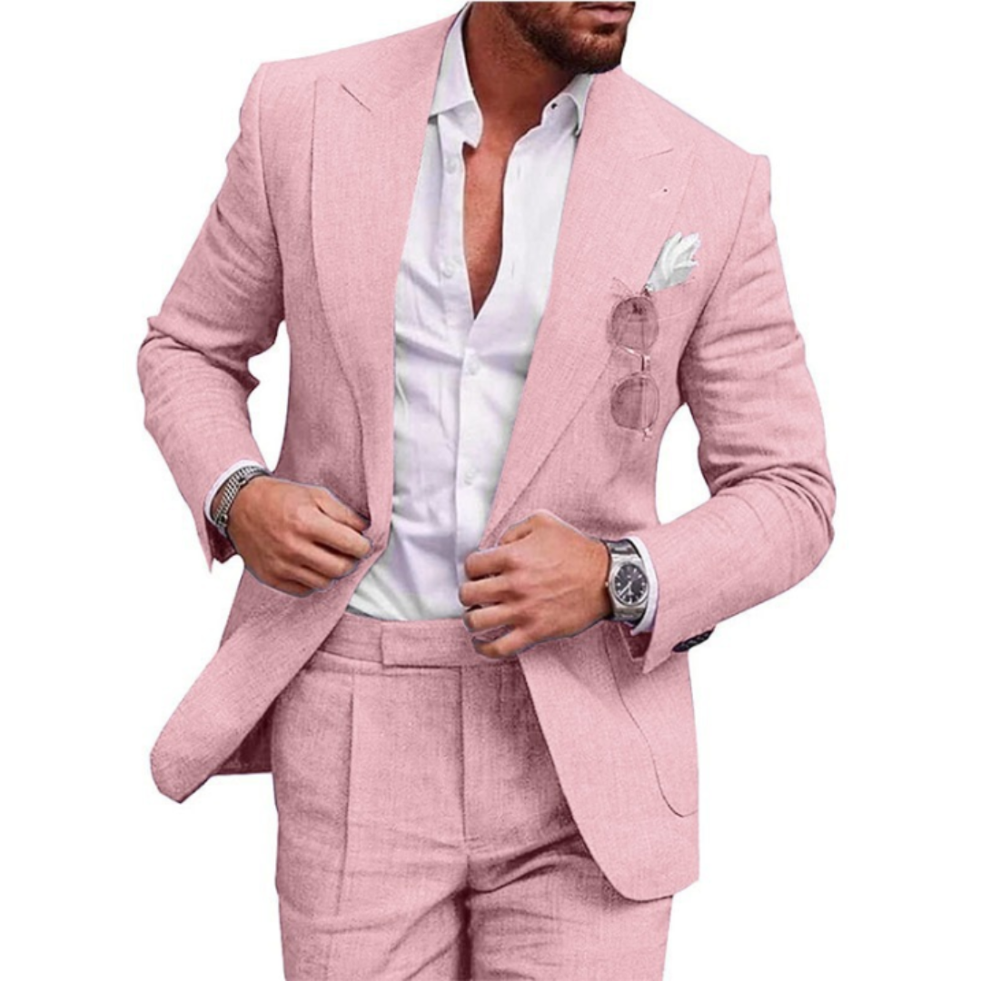 Men’s Three-Piece Wedding Guest Suit