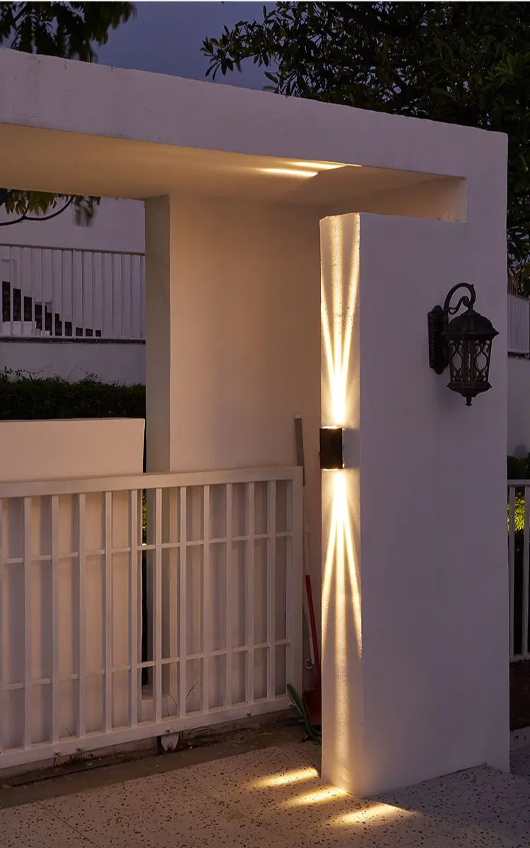 Minimalist LED Outdoor Wall Lamp for Garden, Terrace, and Facade Lighting