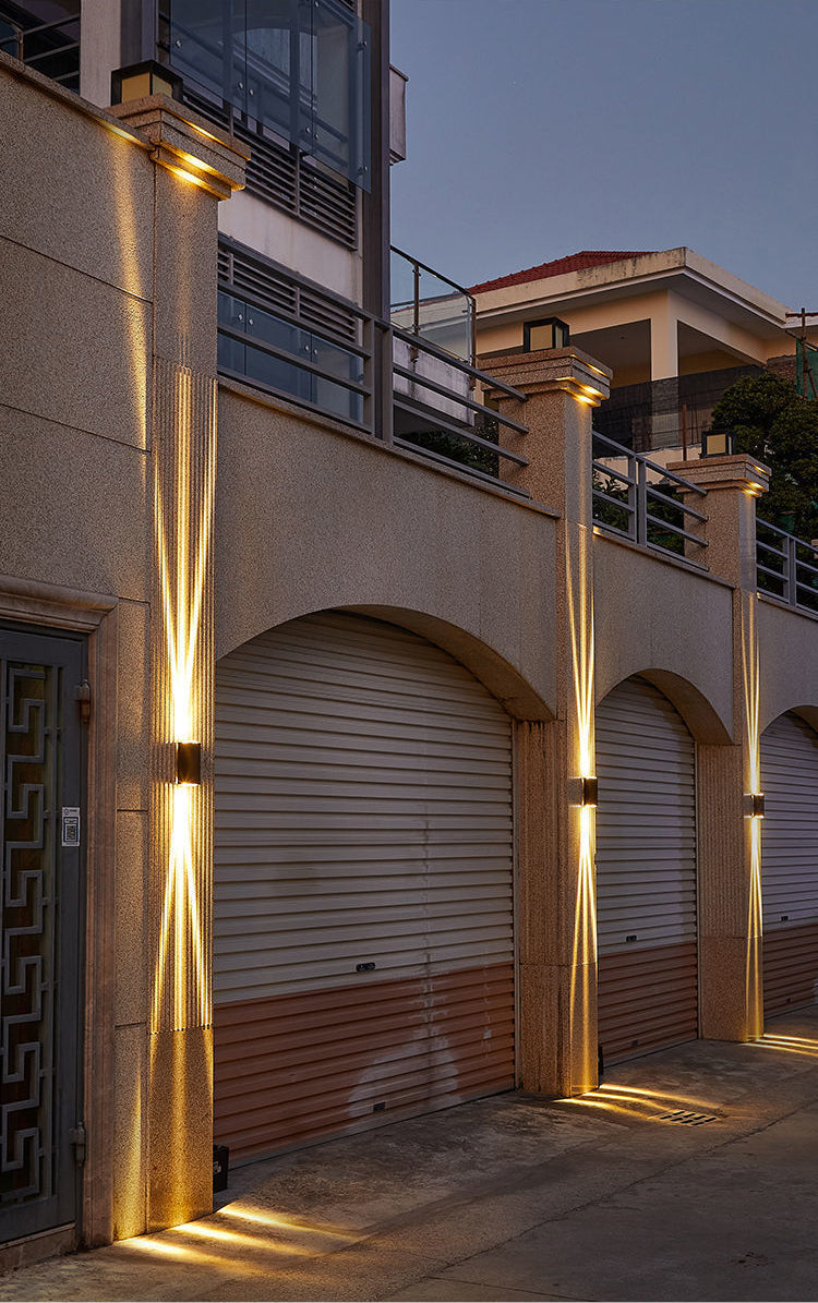 Minimalist LED Outdoor Wall Lamp for Garden, Terrace, and Facade Lighting
