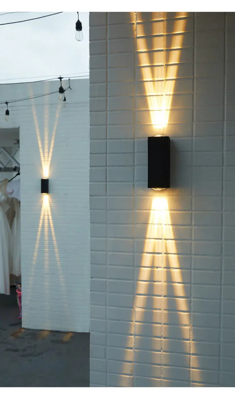 Minimalist LED Outdoor Wall Lamp for Garden, Terrace, and Facade Lighting