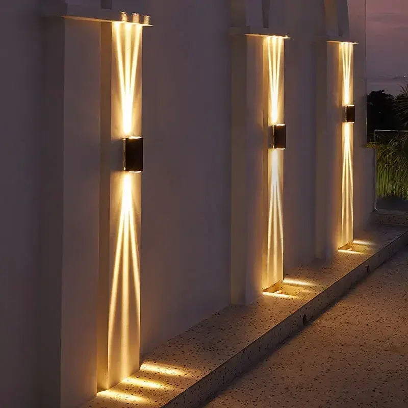 Minimalist LED Outdoor Wall Lamp for Garden, Terrace, and Facade Lighting