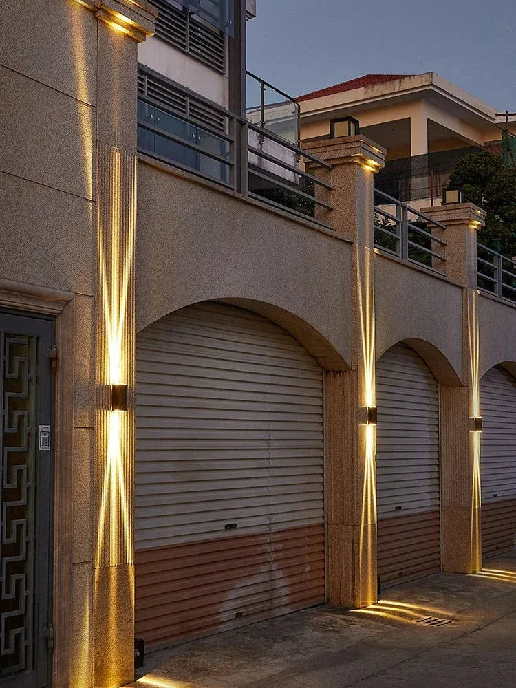 Minimalist LED Outdoor Wall Lamp for Garden, Terrace, and Facade Lighting