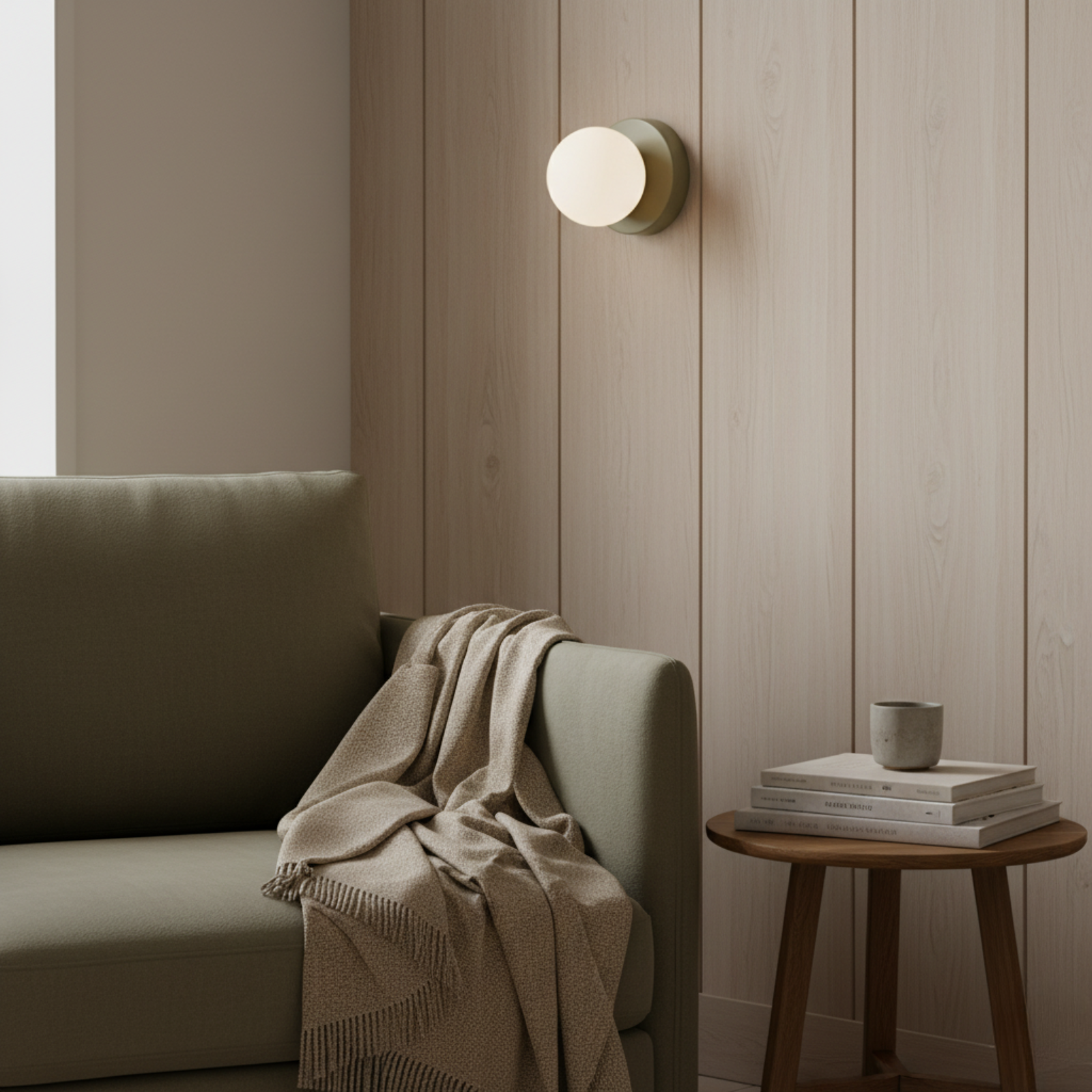 Frosted Glass Globe Wall and Ceiling Light