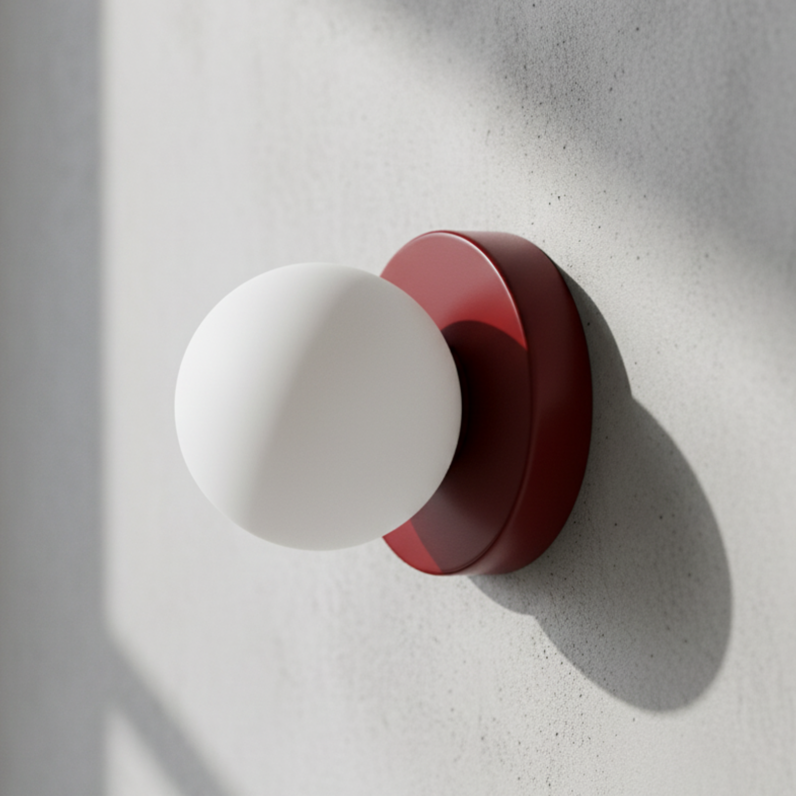 Frosted Glass Globe Wall and Ceiling Light