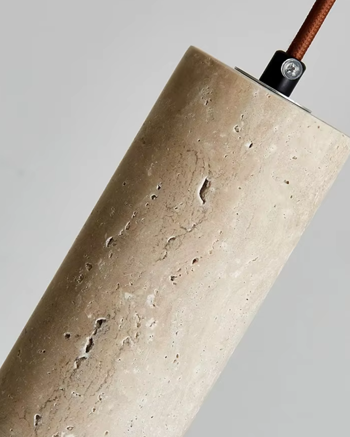 Minimalist Travertine LED Ceiling Light