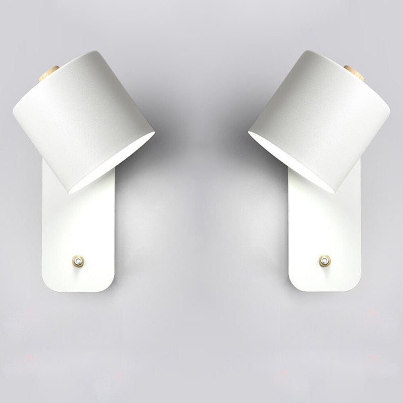 Modern LED Wall Lamp for Indoor Home Decor – Stylish Wall Sconce with Integrated Switch and Metal Construction