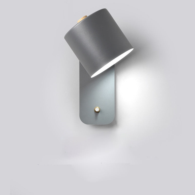 Modern LED Wall Lamp for Indoor Home Decor – Stylish Wall Sconce with Integrated Switch and Metal Construction