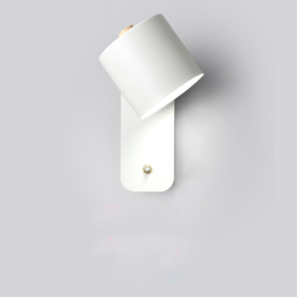 Modern LED Wall Lamp for Indoor Home Decor – Stylish Wall Sconce with Integrated Switch and Metal Construction