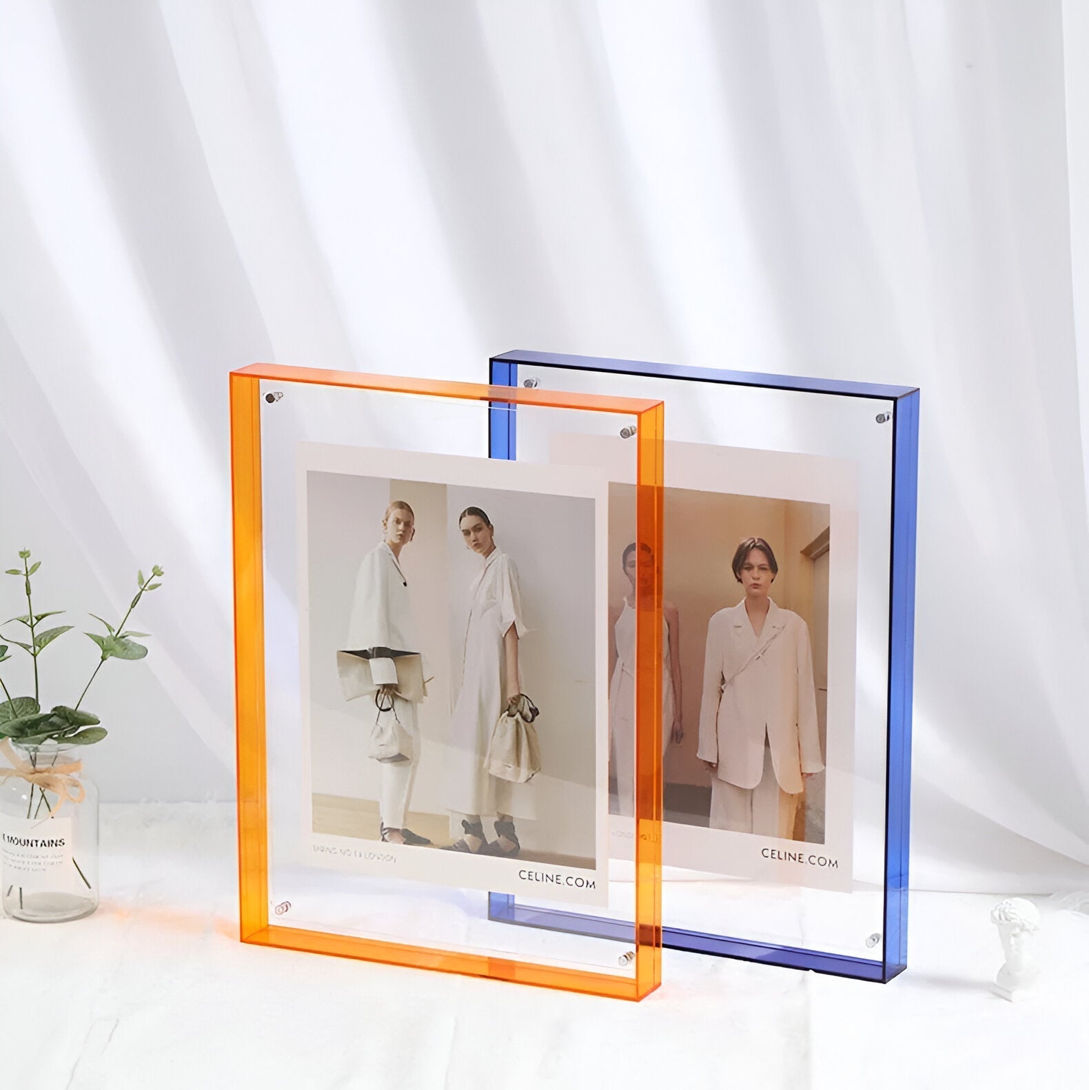 Modern Minimalist Acrylic Photo Frame – Clear Display for Photos and Artwork, Horizontal/Vertical Orientation, Durable Design