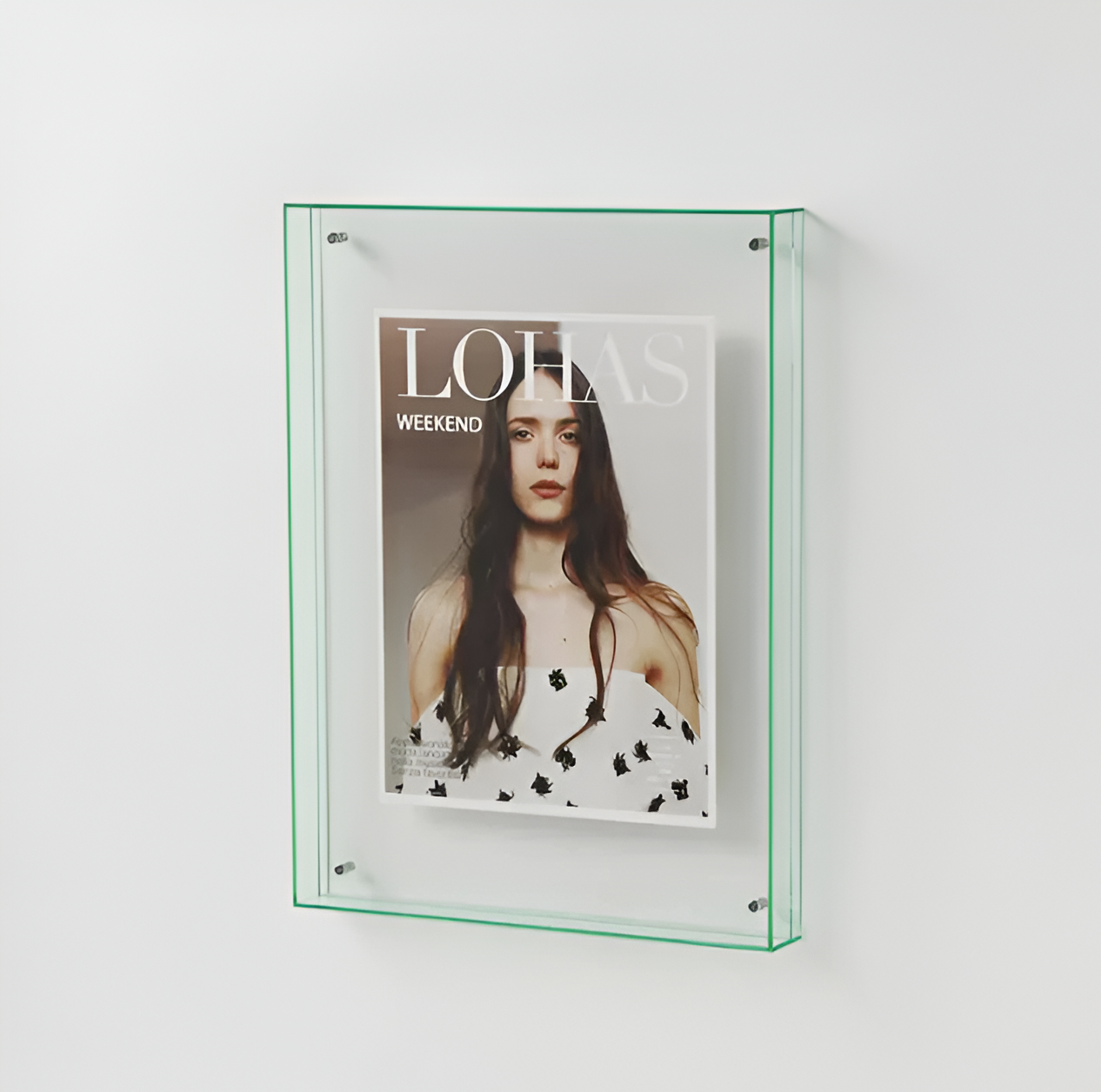 Modern Minimalist Acrylic Photo Frame – Clear Display for Photos and Artwork, Horizontal/Vertical Orientation, Durable Design