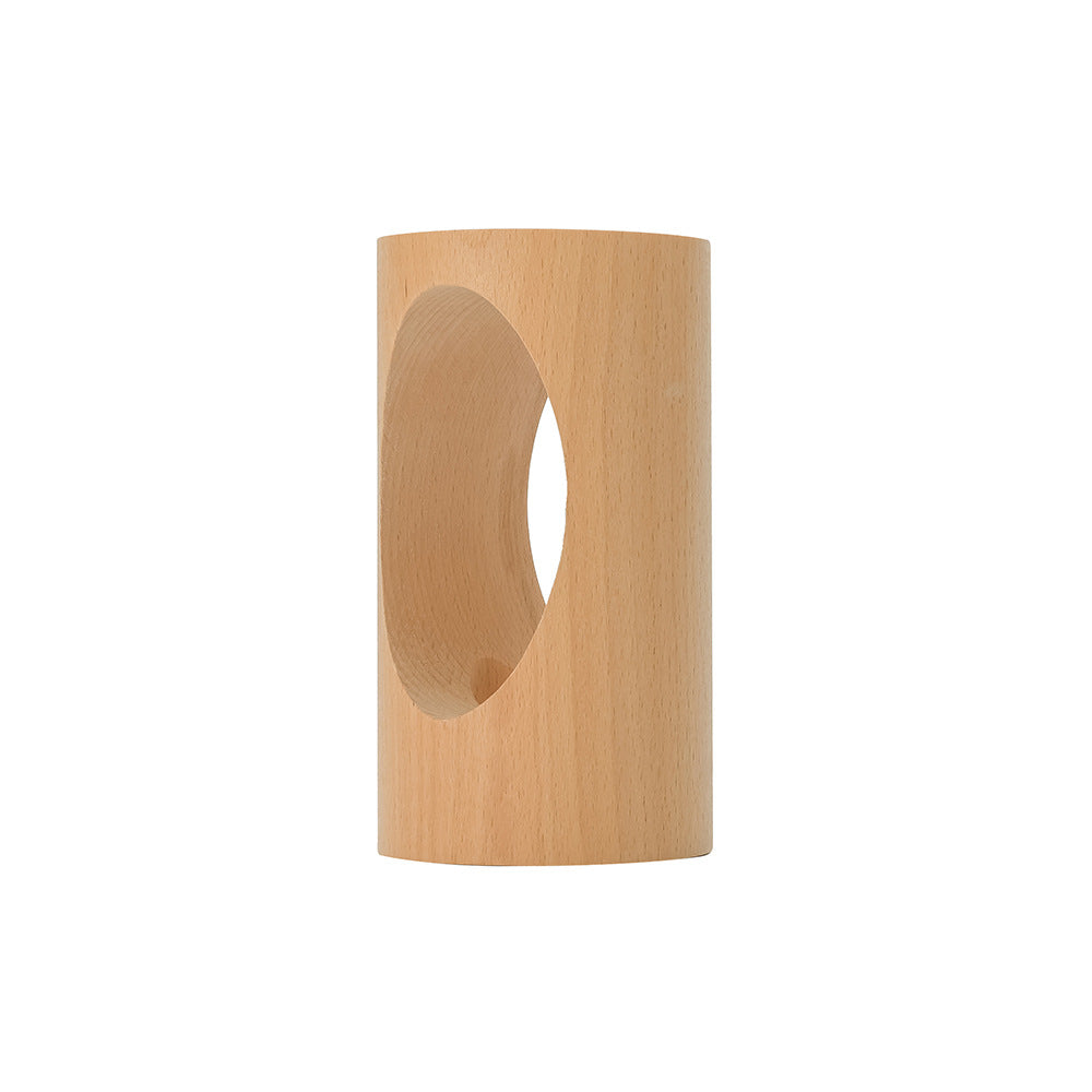 Modern Minimalist Wooden LED Night Light Desk Lamp