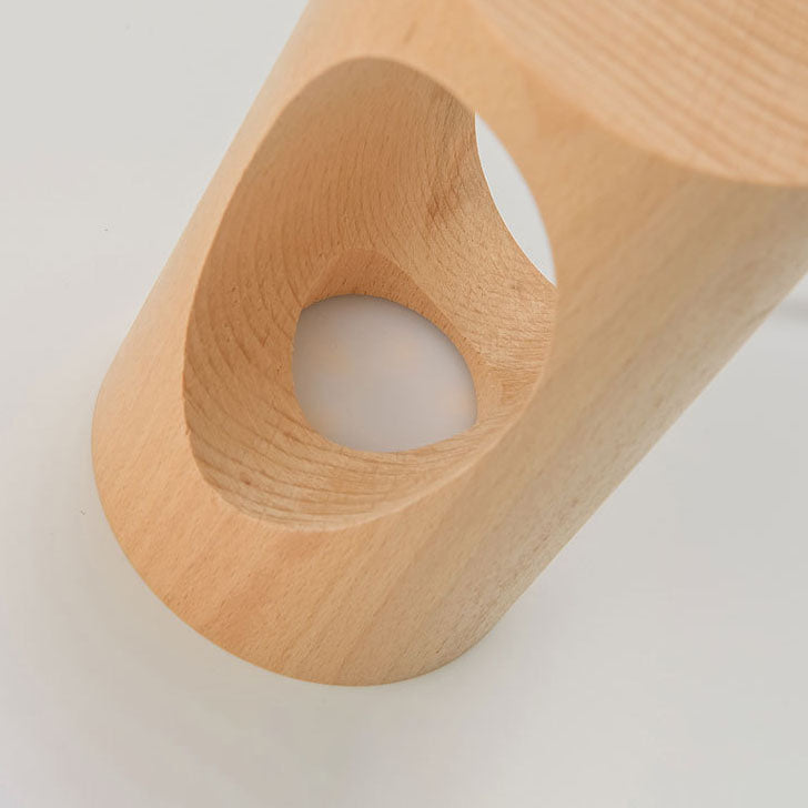 Modern Minimalist Wooden LED Night Light Desk Lamp