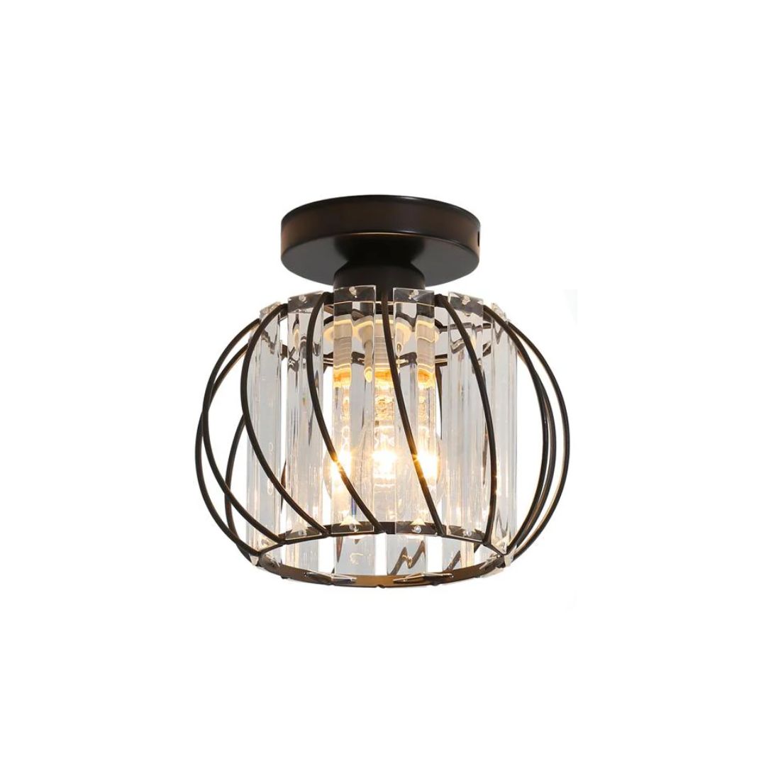 Modern Open-Frame Ceiling Lamp Flush Mount Light Fixture