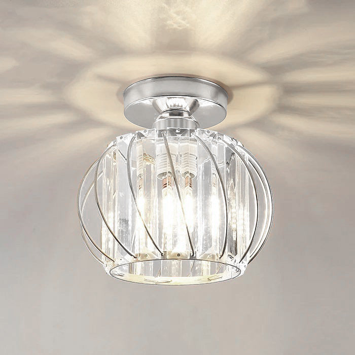 Modern Open-Frame Ceiling Lamp Flush Mount Light Fixture