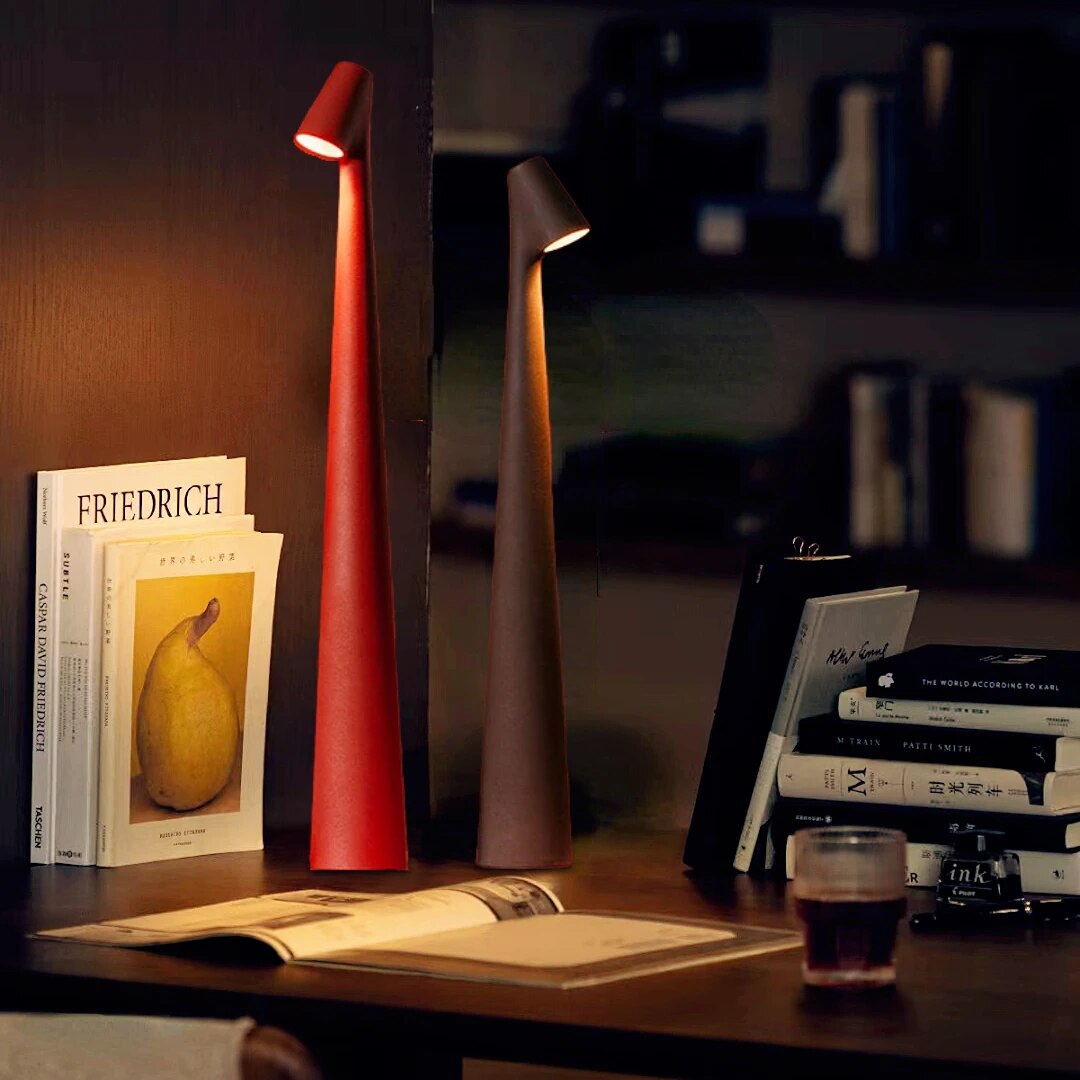 Modern Rechargeable Table Lamp – Cordless LED Indoor and Outdoor Lighting with 20 Hours Battery Life