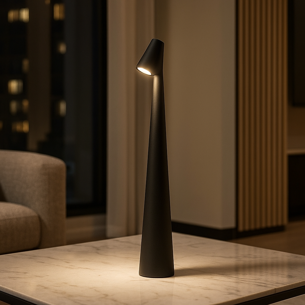 Modern Rechargeable Table Lamp – Cordless LED Indoor and Outdoor Lighting with 20 Hours Battery Life