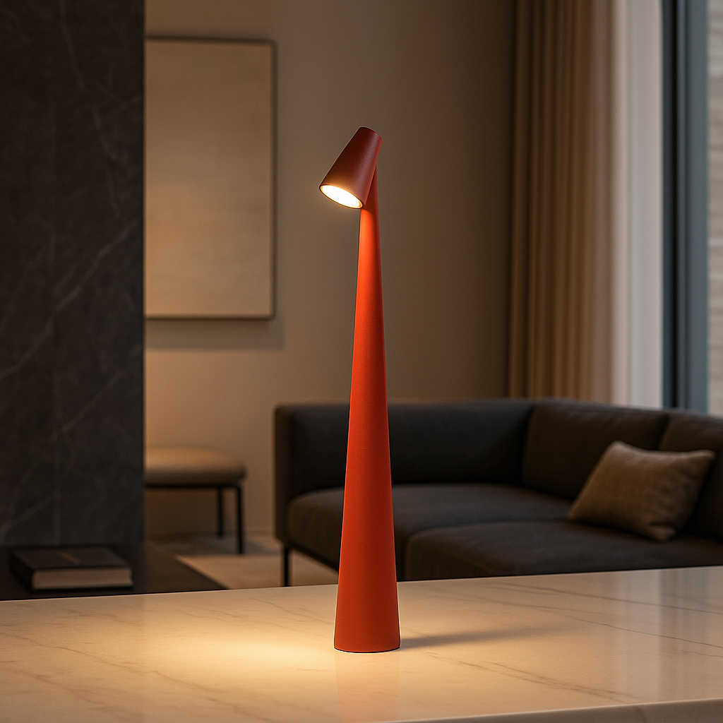 Modern Rechargeable Table Lamp – Cordless LED Indoor and Outdoor Lighting with 20 Hours Battery Life