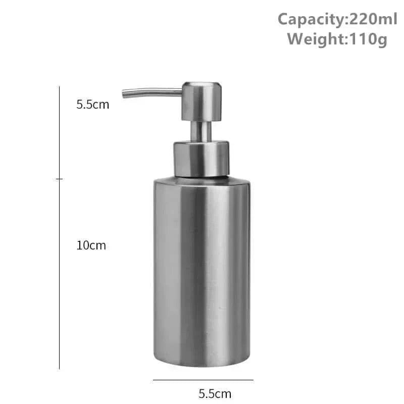 Modern Stainless Steel Soap Dispenser