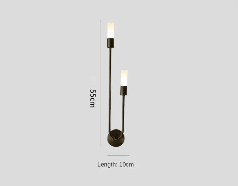 Modern Wall Lamp with Adjustable Color Temperatures – Energy-Efficient LED Wall Sconce Lighting for Indoor Use