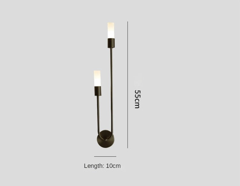 Modern Wall Lamp with Adjustable Color Temperatures – Energy-Efficient LED Wall Sconce Lighting for Indoor Use