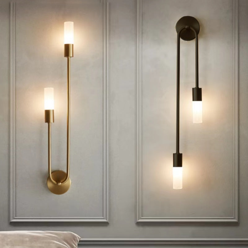 Modern Wall Lamp with Adjustable Color Temperatures – Energy-Efficient LED Wall Sconce Lighting for Indoor Use