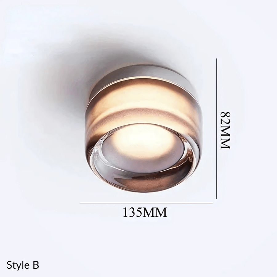 Modern Wall Light with Integrated LED – 7 Unique Styles for Elegant Interiors, Metal and Glass Design, Indoor Use