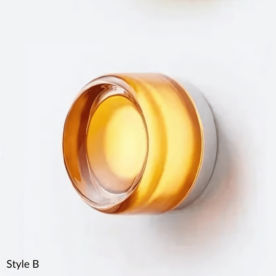 Modern Wall Light with Integrated LED – 7 Unique Styles for Elegant Interiors, Metal and Glass Design, Indoor Use