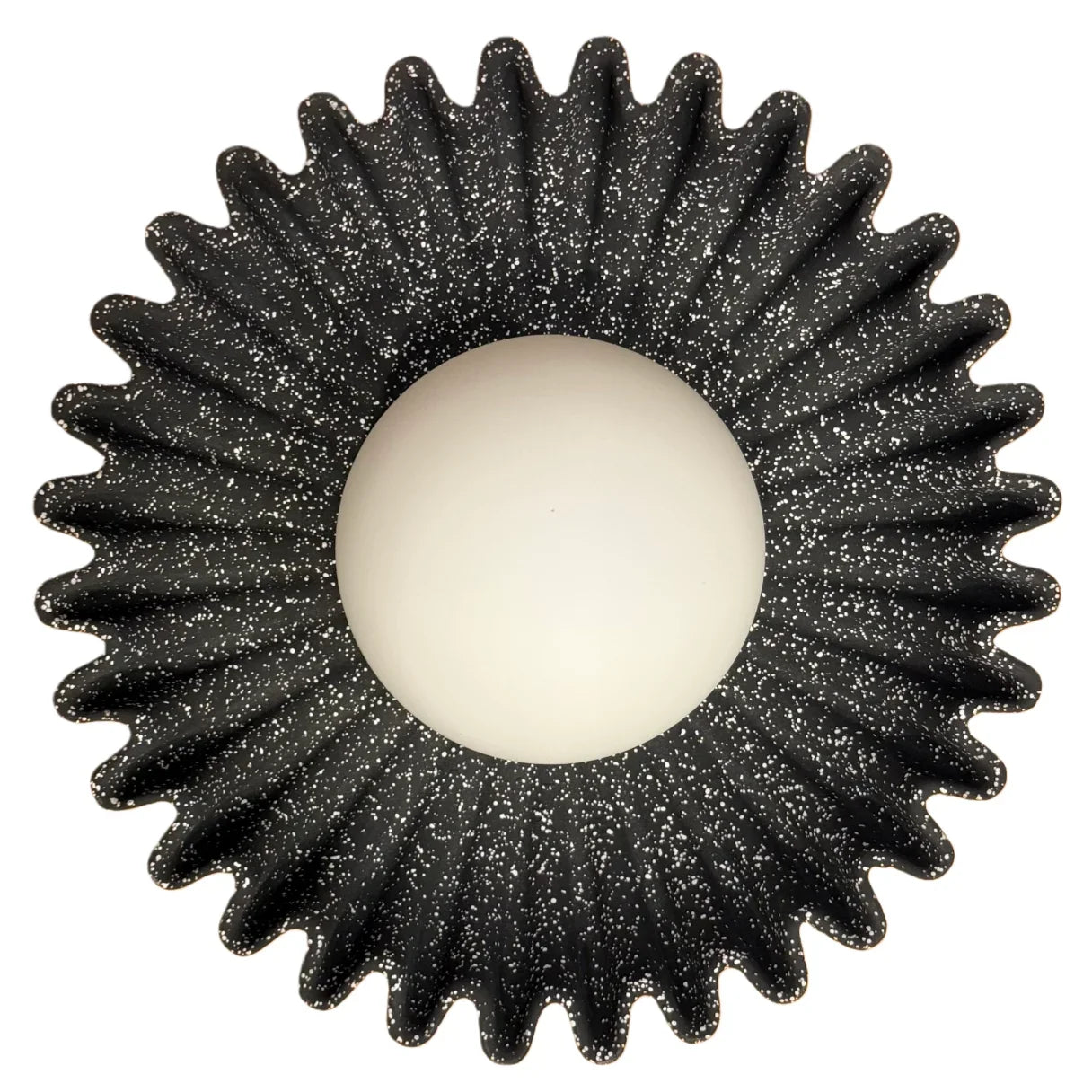 Modern Ceramic Flower Wall Light with Warm LED Glow