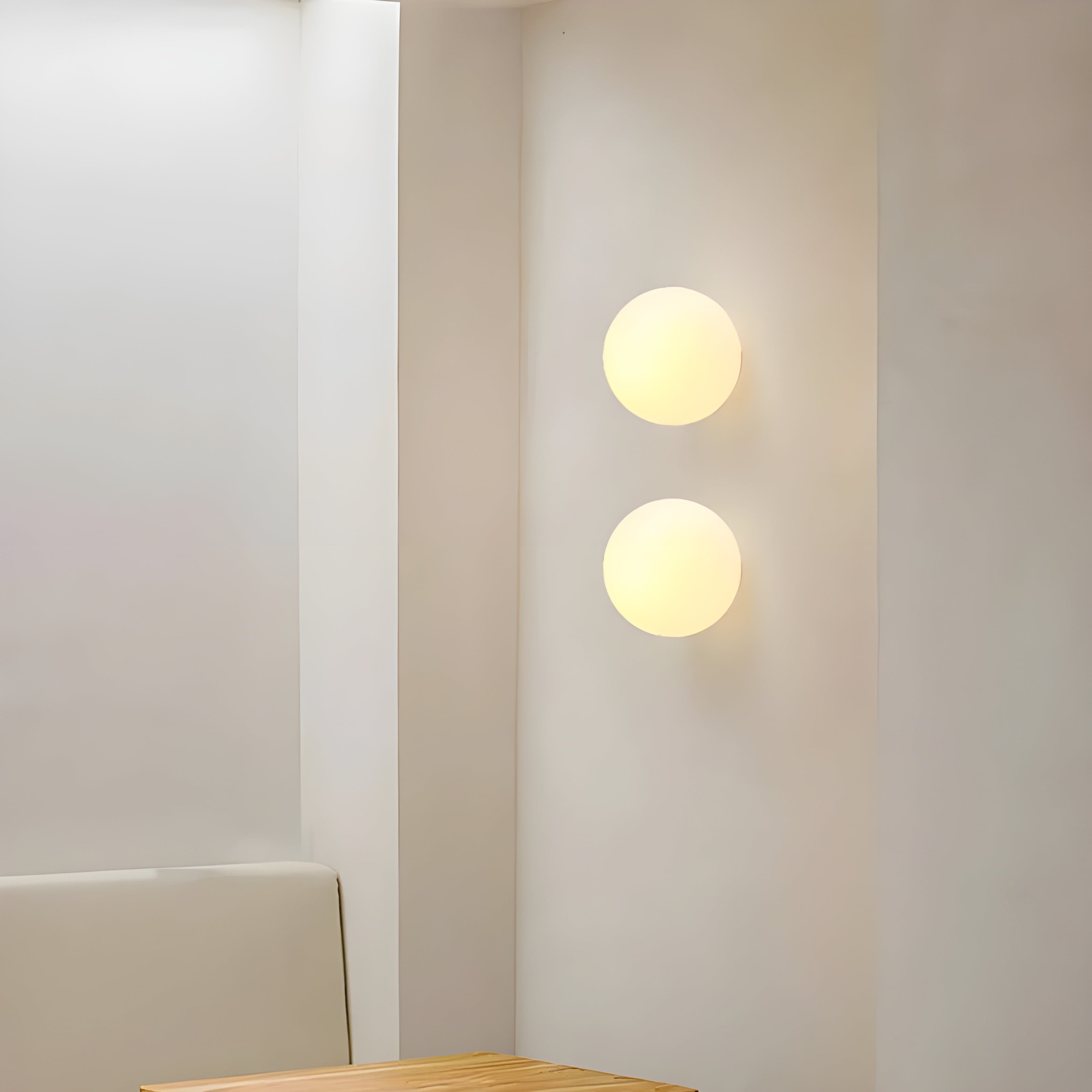 Modern Frosted Glass Wall Light