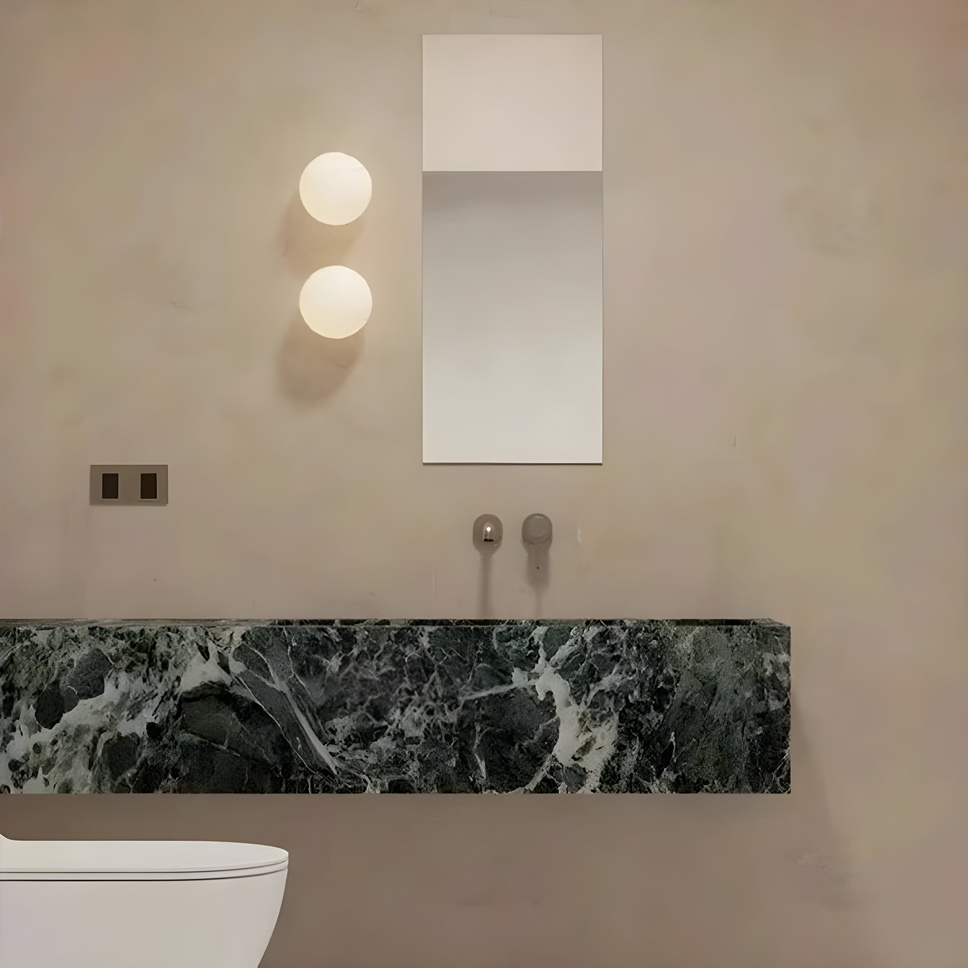 Modern Frosted Glass Wall Light
