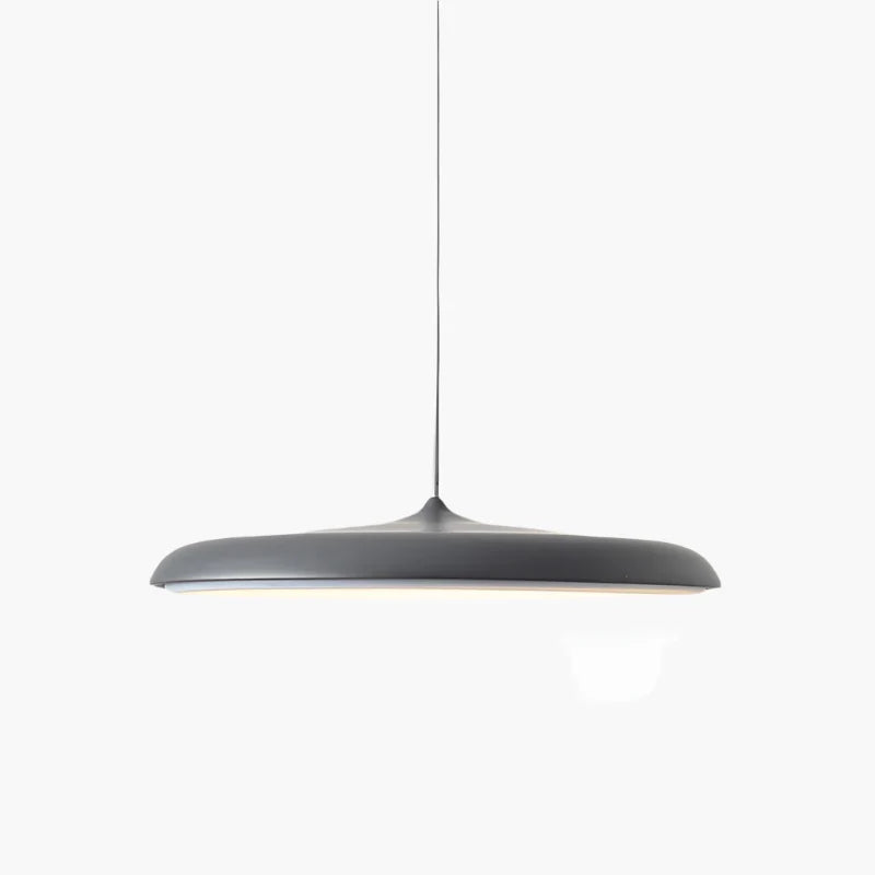 Modern LED Pendant Light – Ultra-Thin Disc Shade Ceiling Lamp for Living Room or Dining Room
