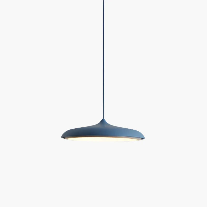 Modern LED Pendant Light – Ultra-Thin Disc Shade Ceiling Lamp for Living Room or Dining Room
