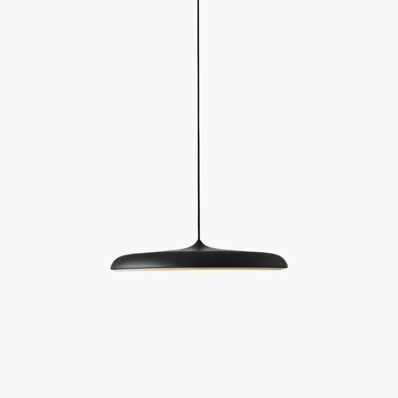 Modern LED Pendant Light – Ultra-Thin Disc Shade Ceiling Lamp for Living Room or Dining Room
