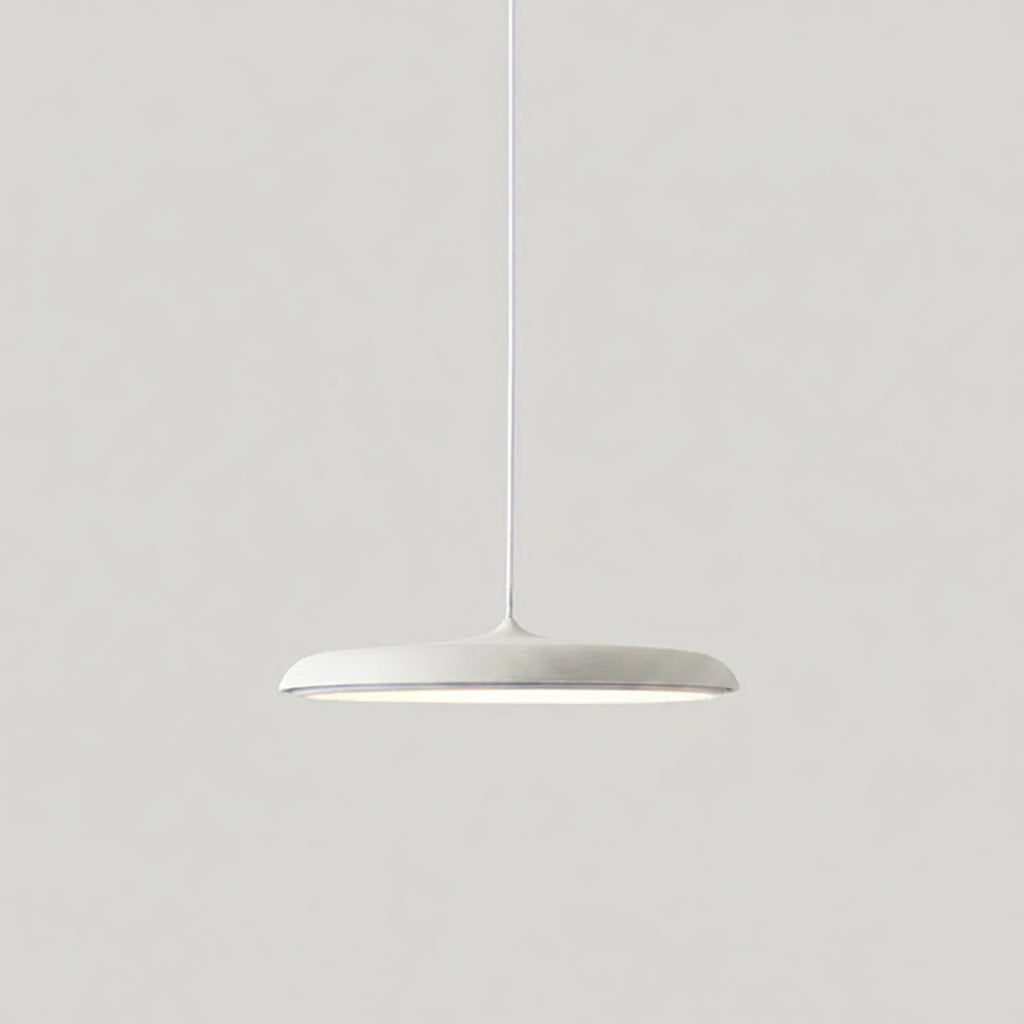 Modern LED Pendant Light – Ultra-Thin Disc Shade Ceiling Lamp for Living Room or Dining Room
